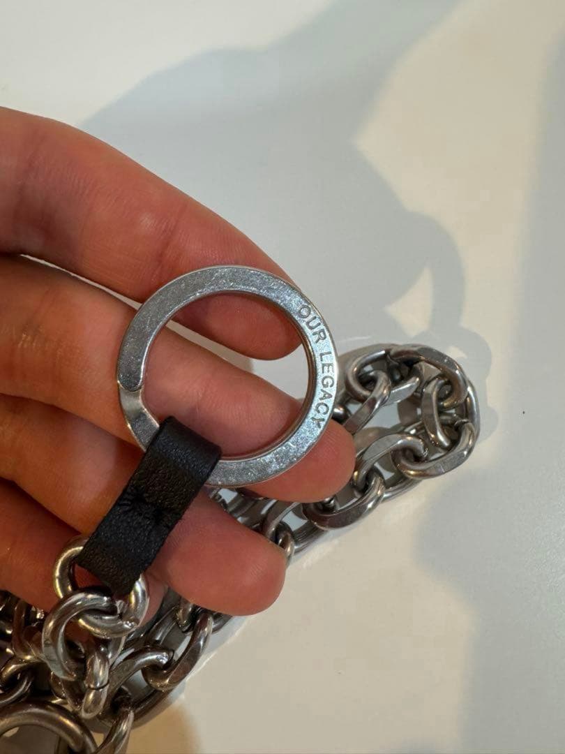 OUR LEGACY ウォレットチェーン シルバー