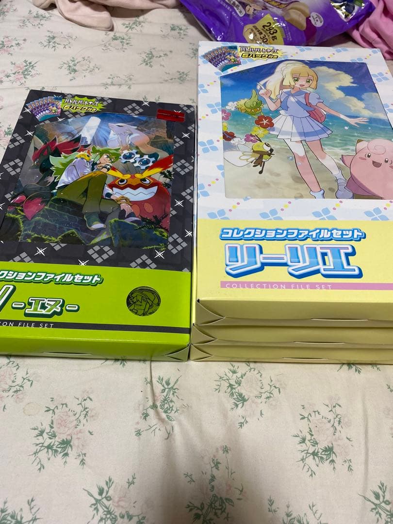 ポケモン コレクションファイルセット N-エヌx1・リーリエX3