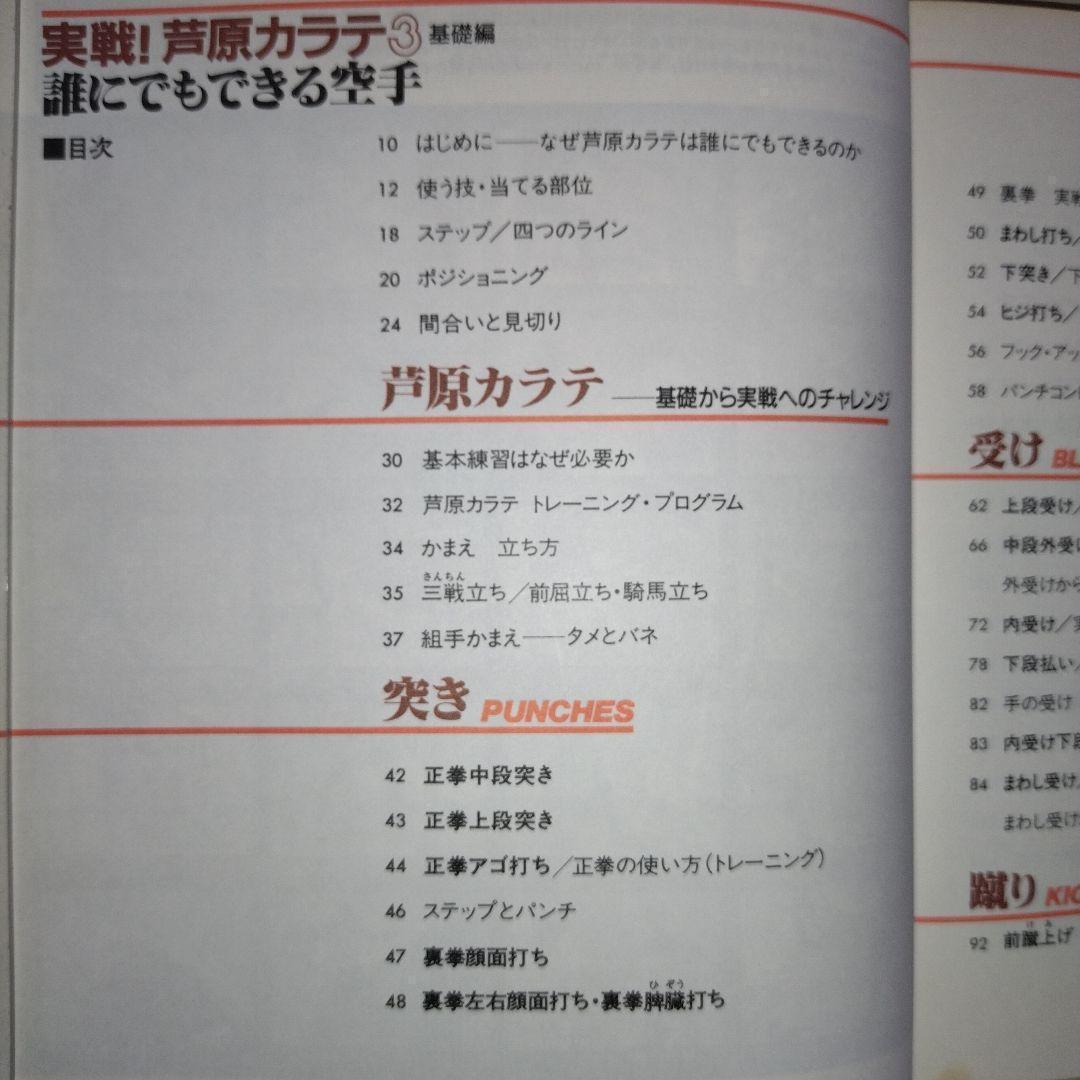 本3冊まとめ売り『実戦！芦原カラテ』『実戦！芦原カラテ2』『実戦！芦原カラテ3』