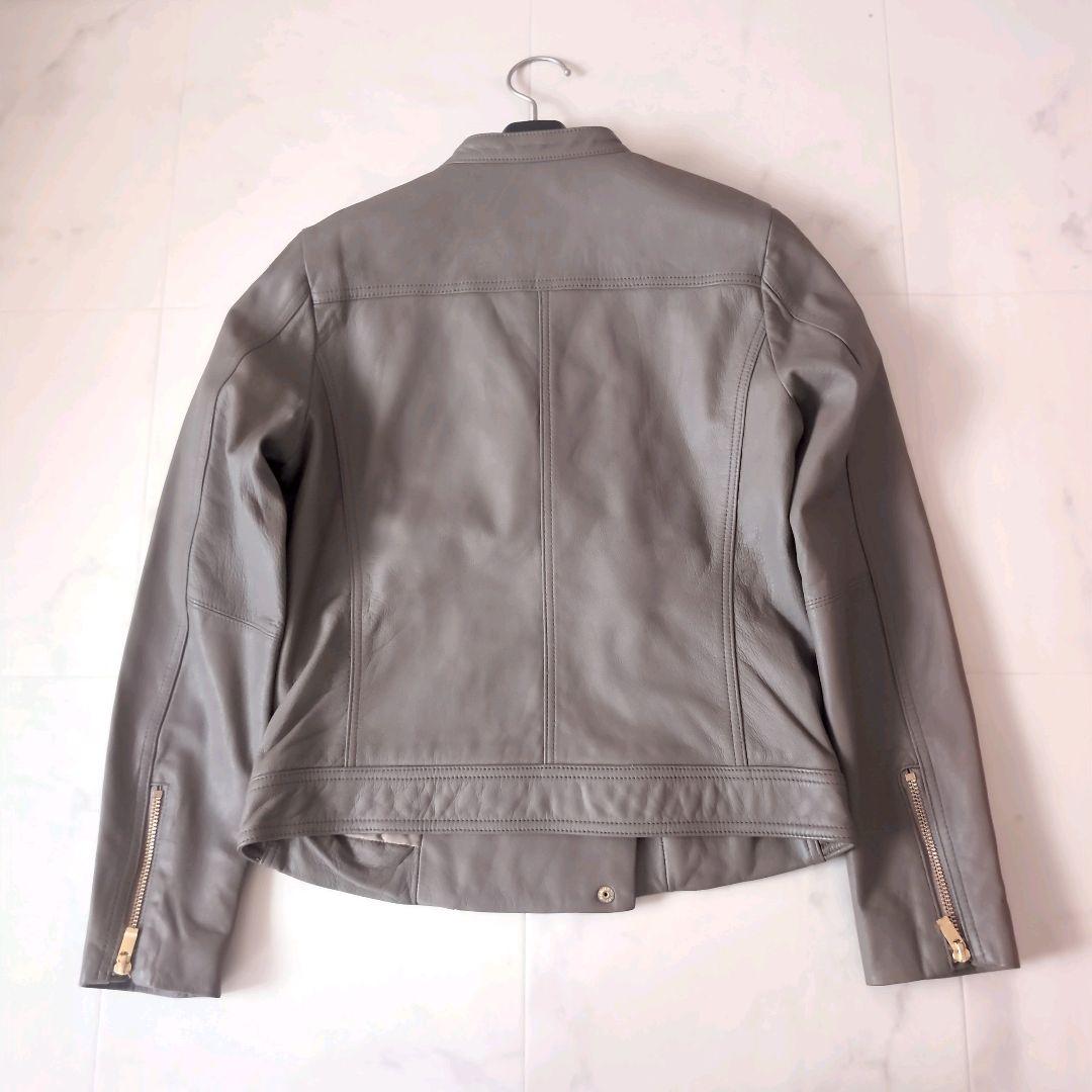 ノーブル ソフトラムレザー ライダース ブルゾン 40 羊革 2021AW