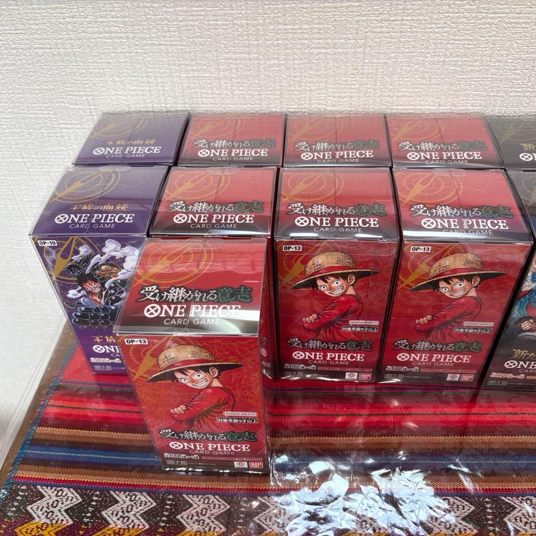 【値下げ中】ワンピースカード　引退品　全て新品・未使用　BOXはテープあり