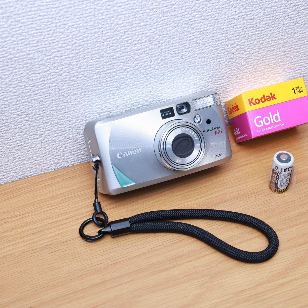 フィルムカメラ Canon Autoboy155 フィルム電池付き