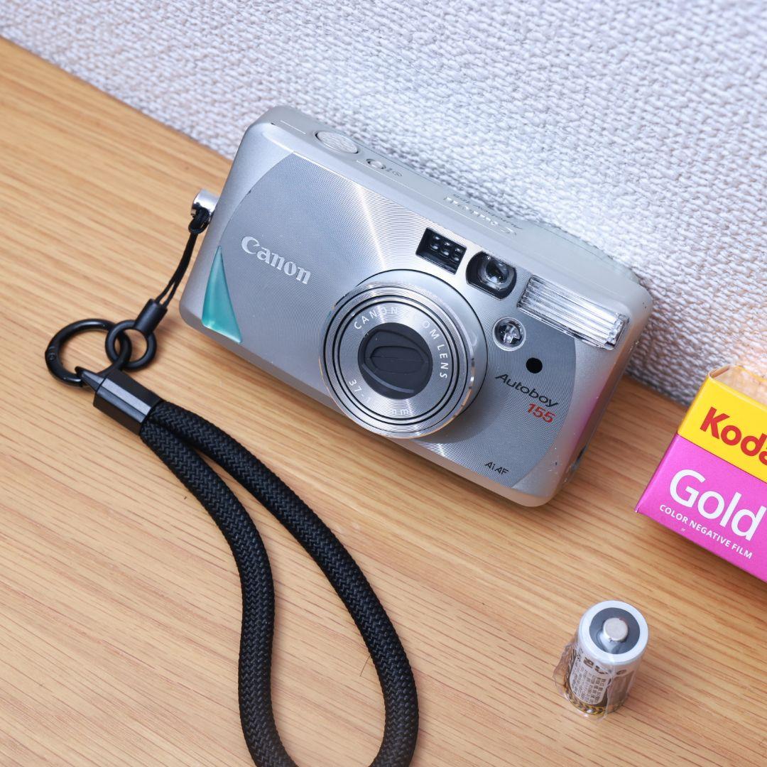 フィルムカメラ Canon Autoboy155 フィルム電池付き