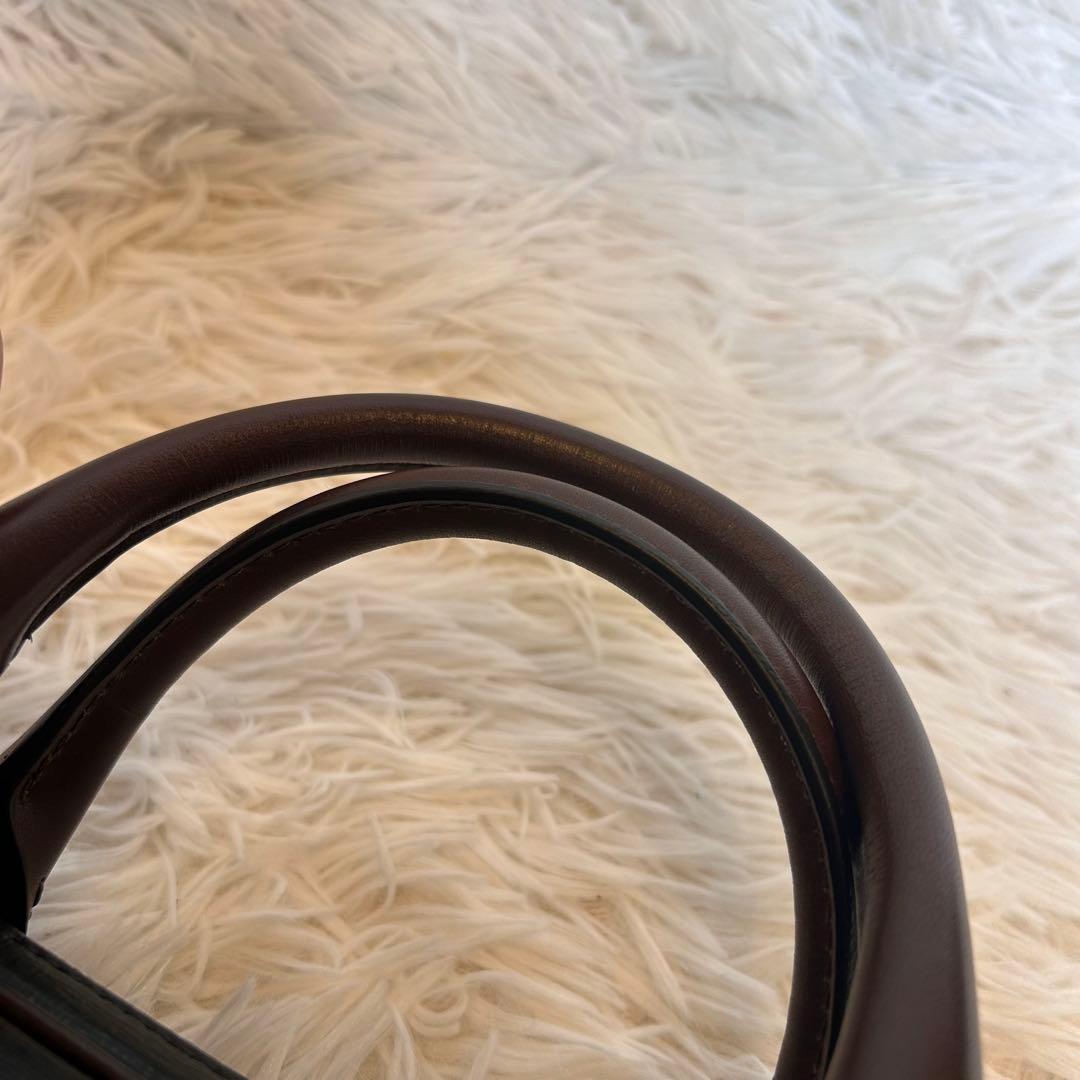 【新品未使用】FUJITAKA ビジネスバッグ 2way レザー 日本製 黒×茶