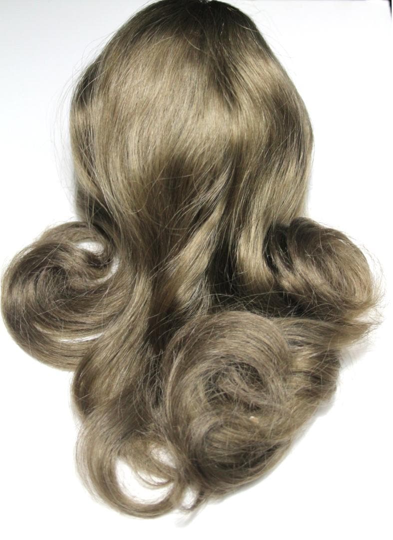 ◎頭囲３8cm 　人毛　ウィッグ　ビスクドール 人形用　ウイッグ