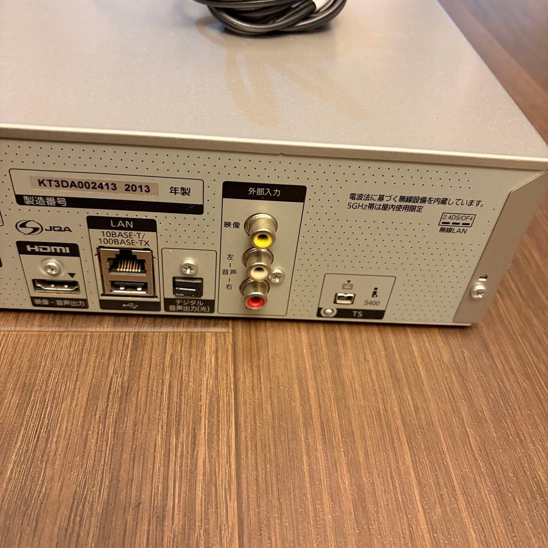 Panasonic ブルーレイレコーダー DMR-BXT3000 2013年製