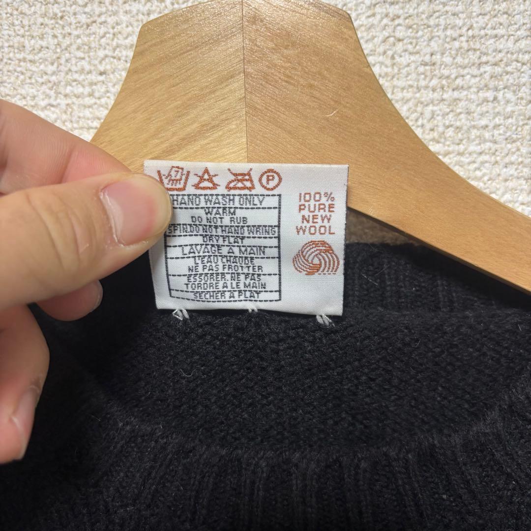 Jamieson's ブラック セーター　ジャミーソンズ