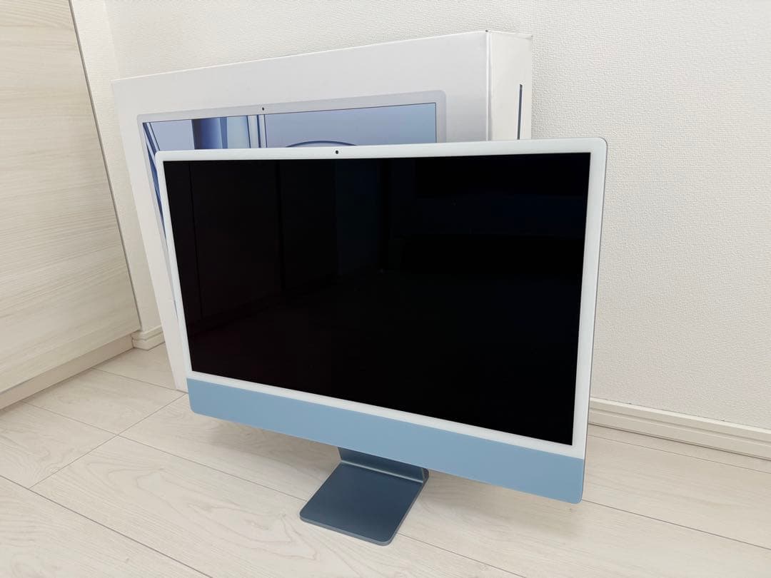 【ほぼ未使用】iMac 24インチ M3（2024）ブルー/付属品完備