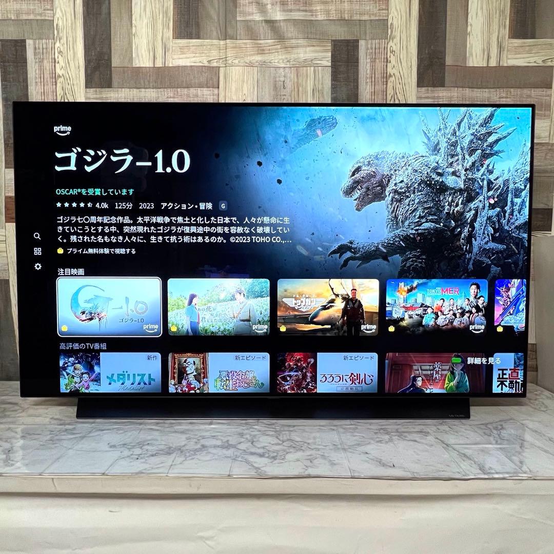 即日受渡❣️全国送料込3年前購入LG55型4k超高画質有機ELTV.ネット視聴可
