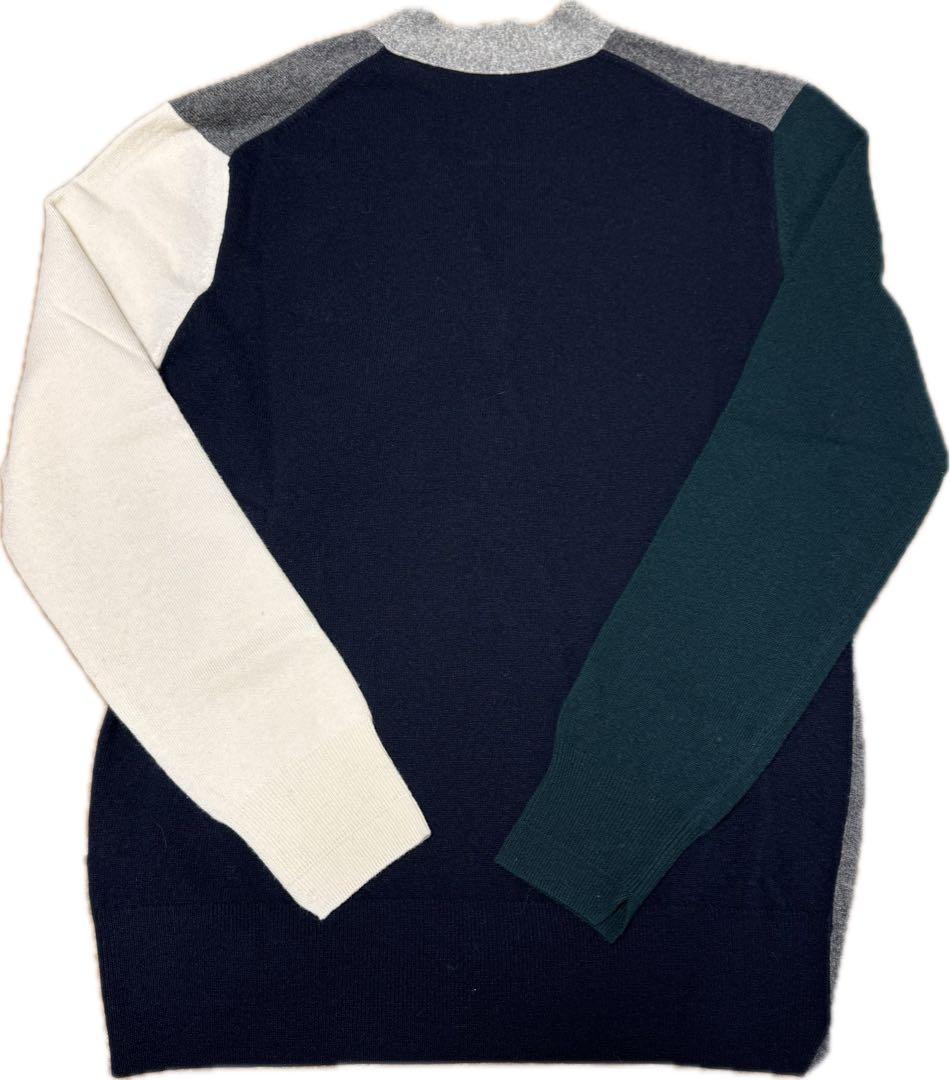 CELINE カラーブロックウールカーディガン