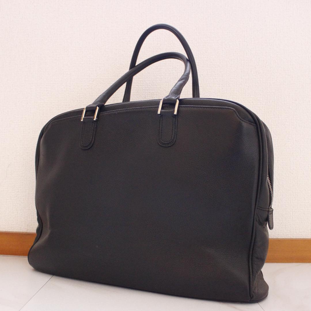 MORABITO ビジネスバッグ レザー ブラック 通勤用 トートバッグ