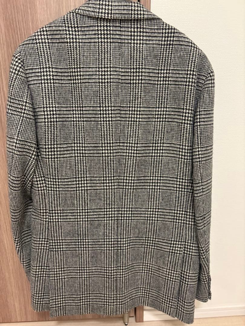 BEAMS チェック柄 テーラードジャケット