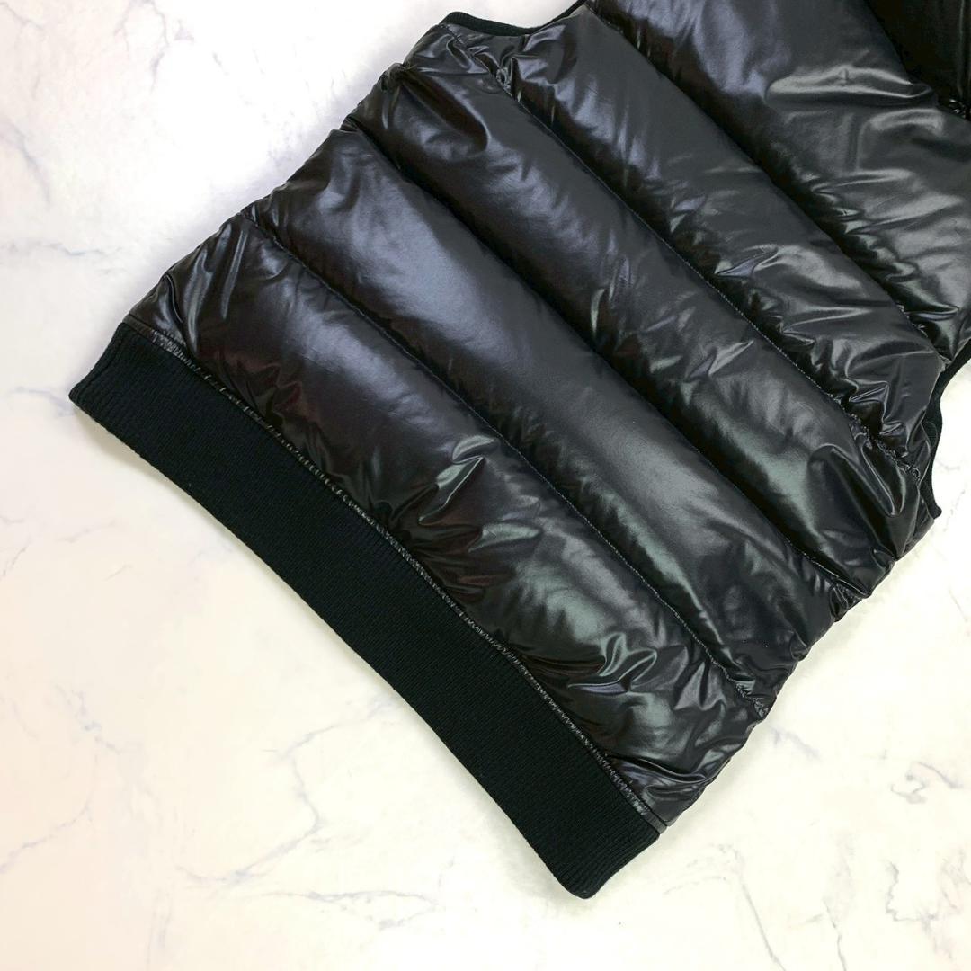 美品★ バーバリーブラックレーベル ダウンベスト ブラック M　E050