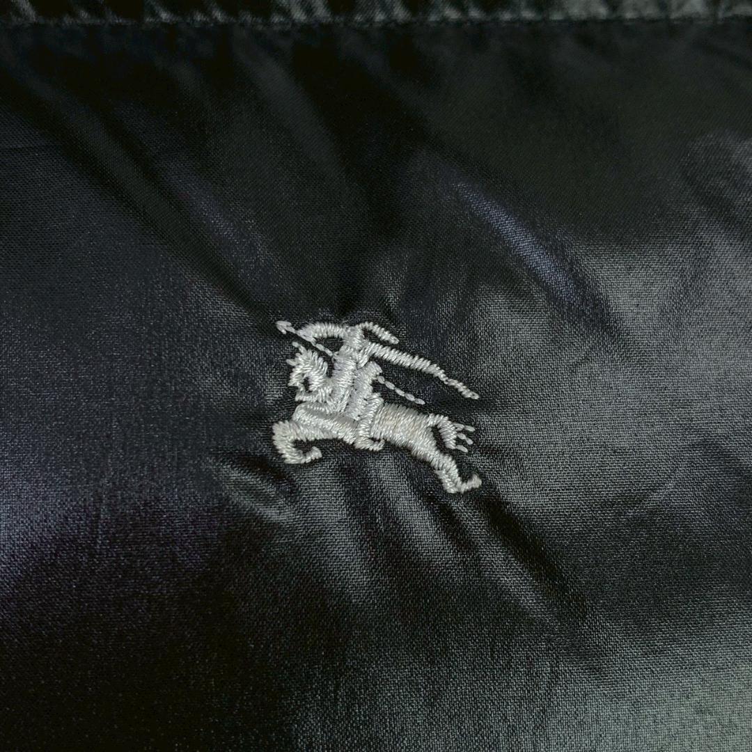 美品★ バーバリーブラックレーベル ダウンベスト ブラック M　E050