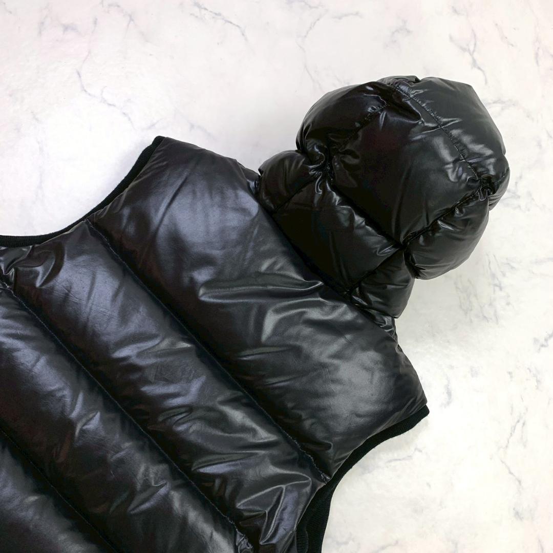 美品★ バーバリーブラックレーベル ダウンベスト ブラック M　E050