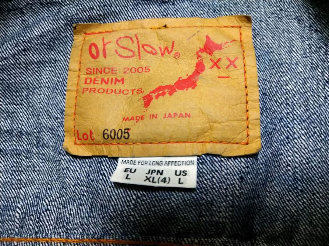 Orslow オアスロウ デニムジャケット サードタイプ サイズ4
