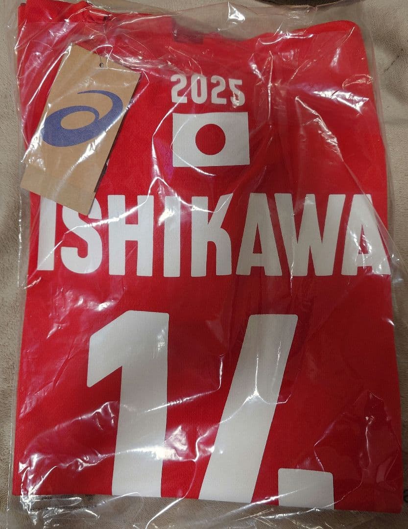 日本代表　石川祐希 選手　2025 応援Tシャツ　L　バレーボール