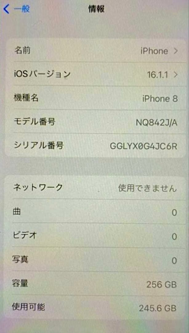 Apple iPhone8 256GB SIMフリー マグプル ケース付き◎美品