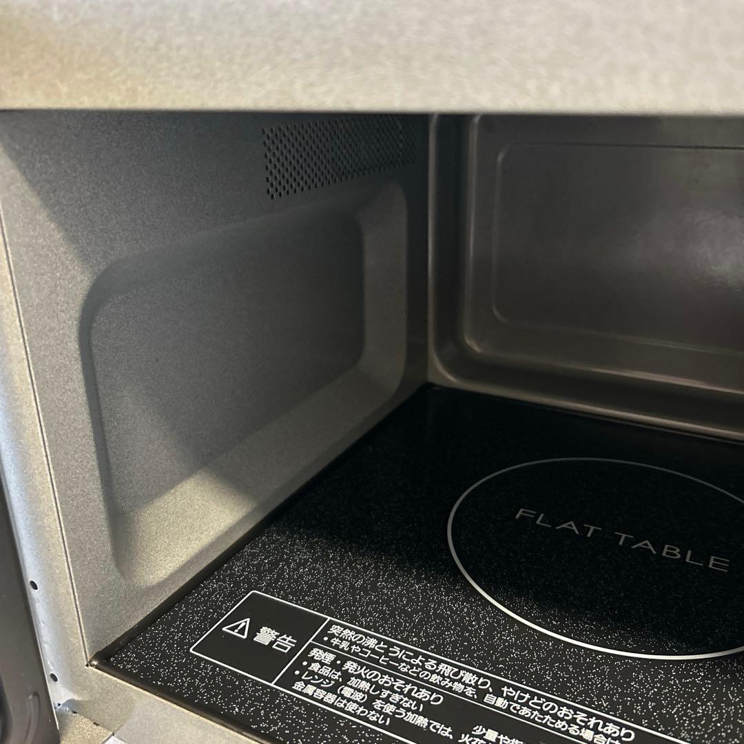 【美品】Panasonic NE-FL100-W 単機能電子レンジ ホワイト