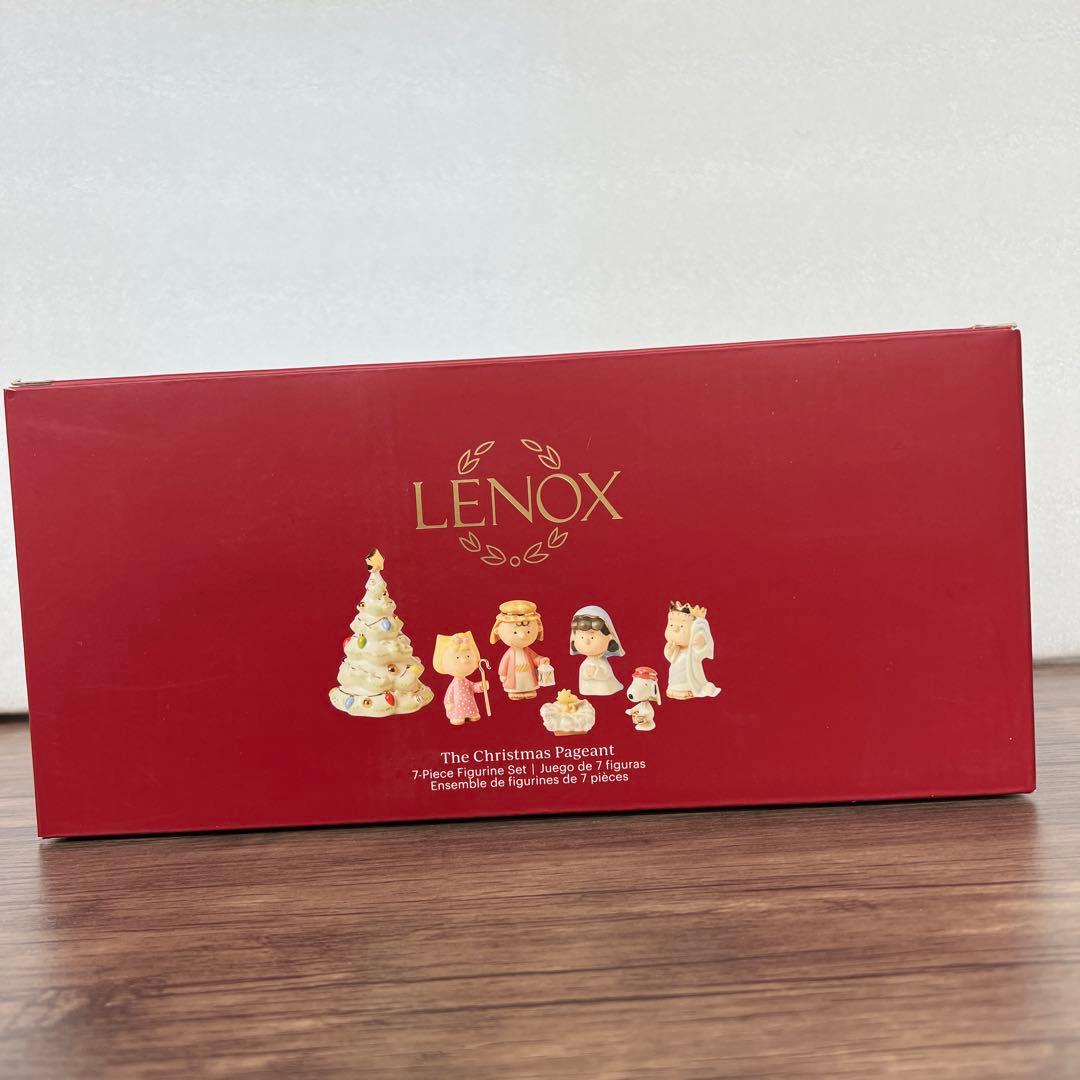 LENOX ピーナッツ　スヌーピークリスマス・ページェントの置物 7点