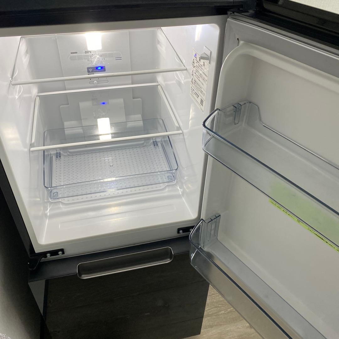 床傷防止マット付き　SHARP ノンフロン冷蔵庫 SJ-GD15H-B