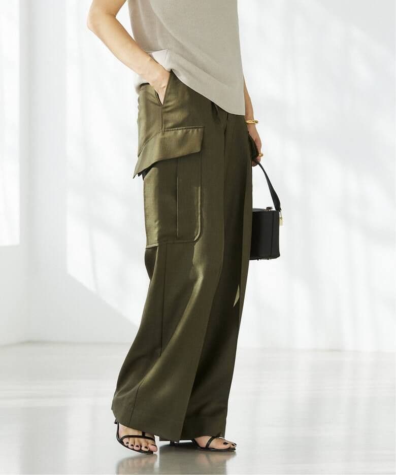 IENA イエナ カーゴスラックス カーキ