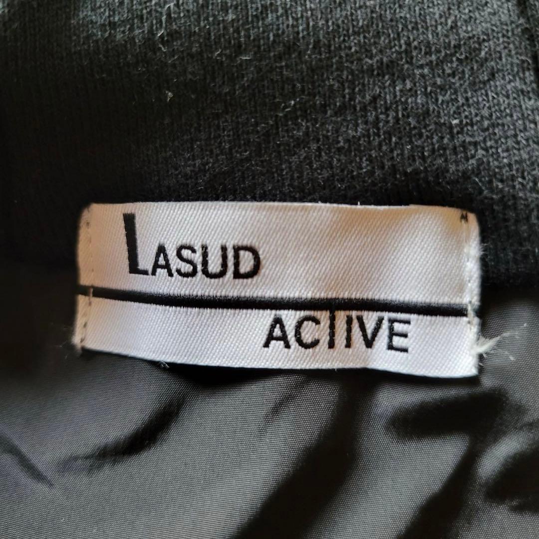 LASUD　ギャザースリーブフーディ
