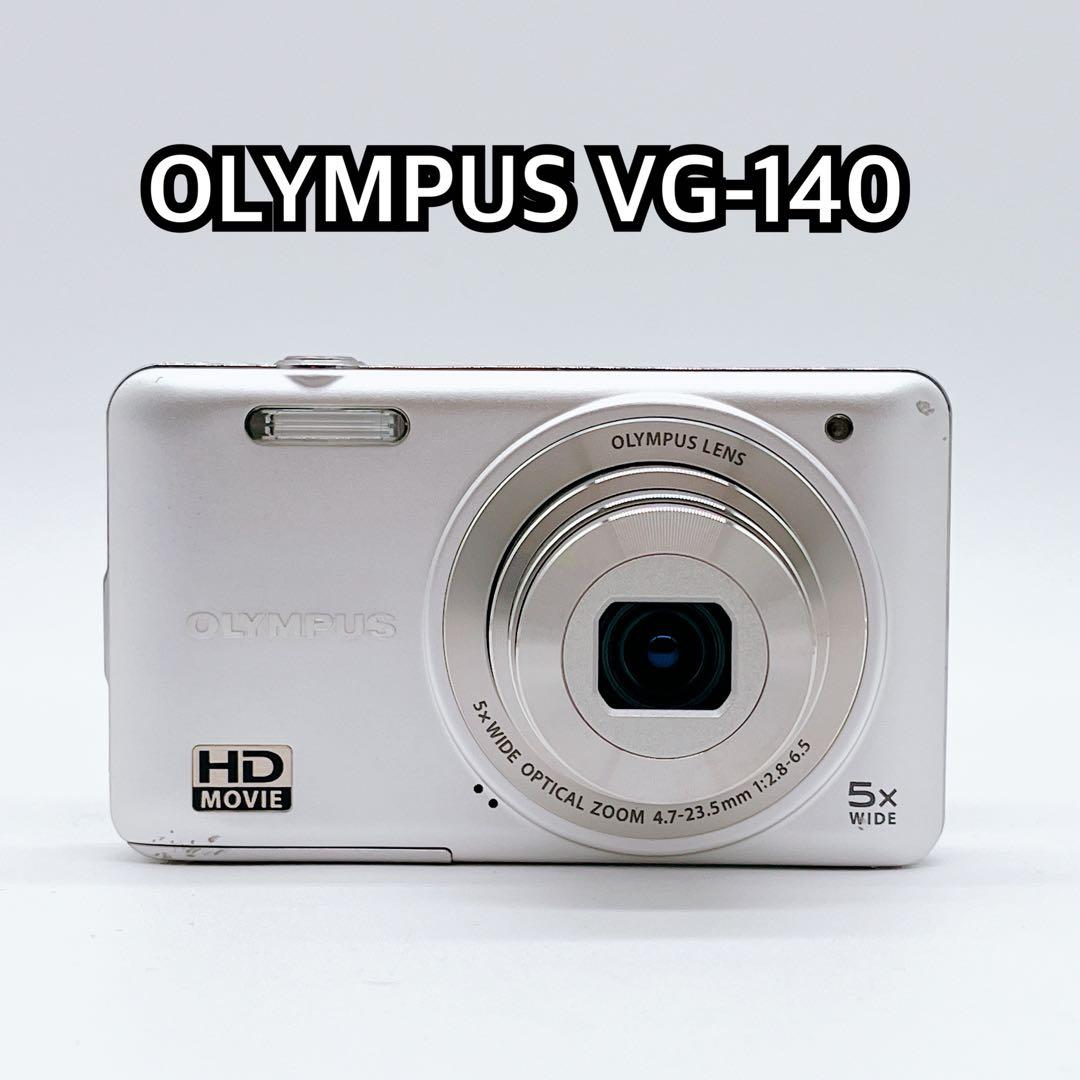 【希少】OLYMPUS VG-140 オールド コンデジ シルバー ソフトケース