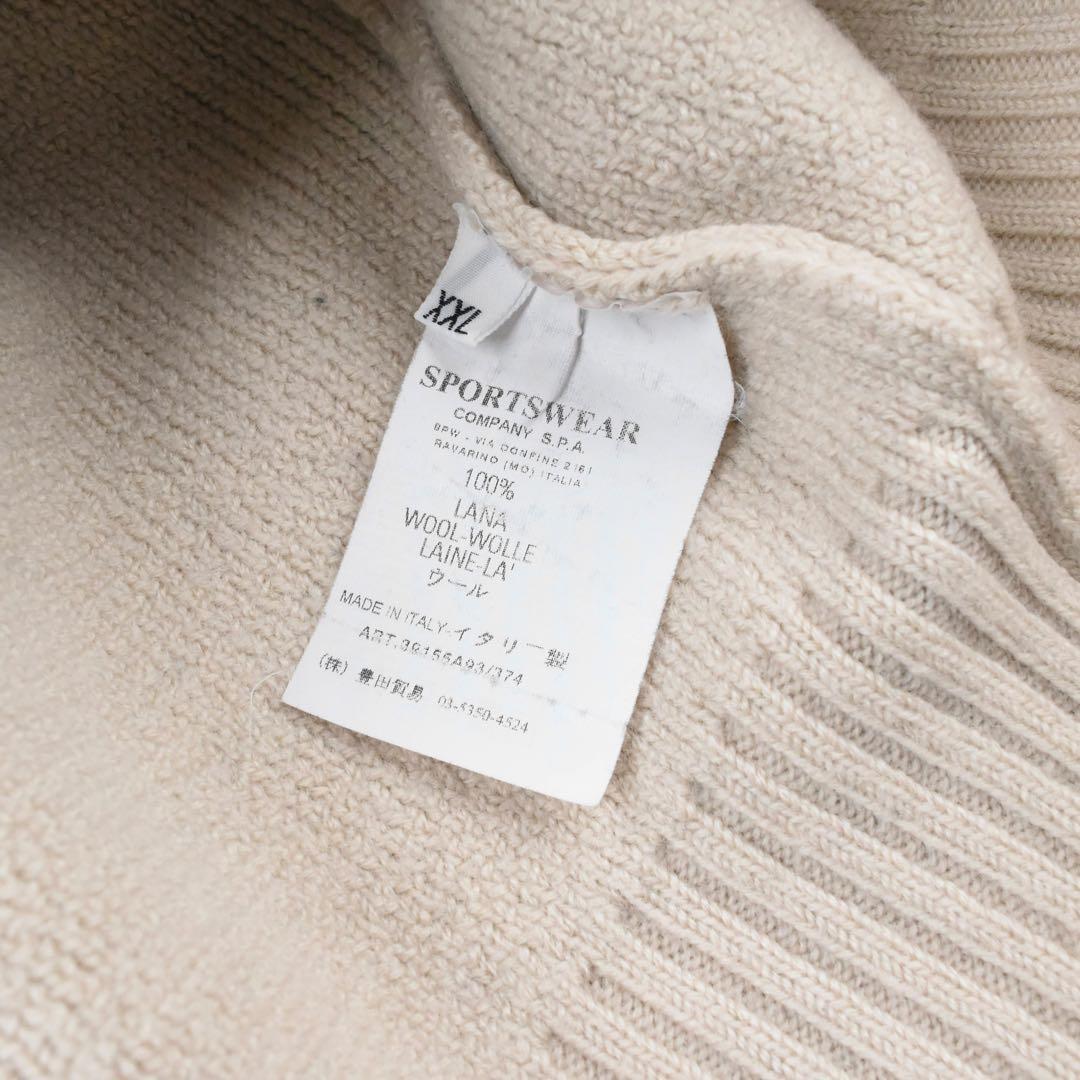 トップス 2003AW STONE  ZIP UP KNIT SWEATER