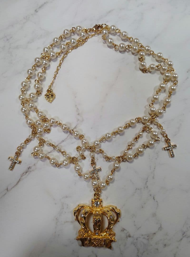 BABY 王冠パールチョーカー