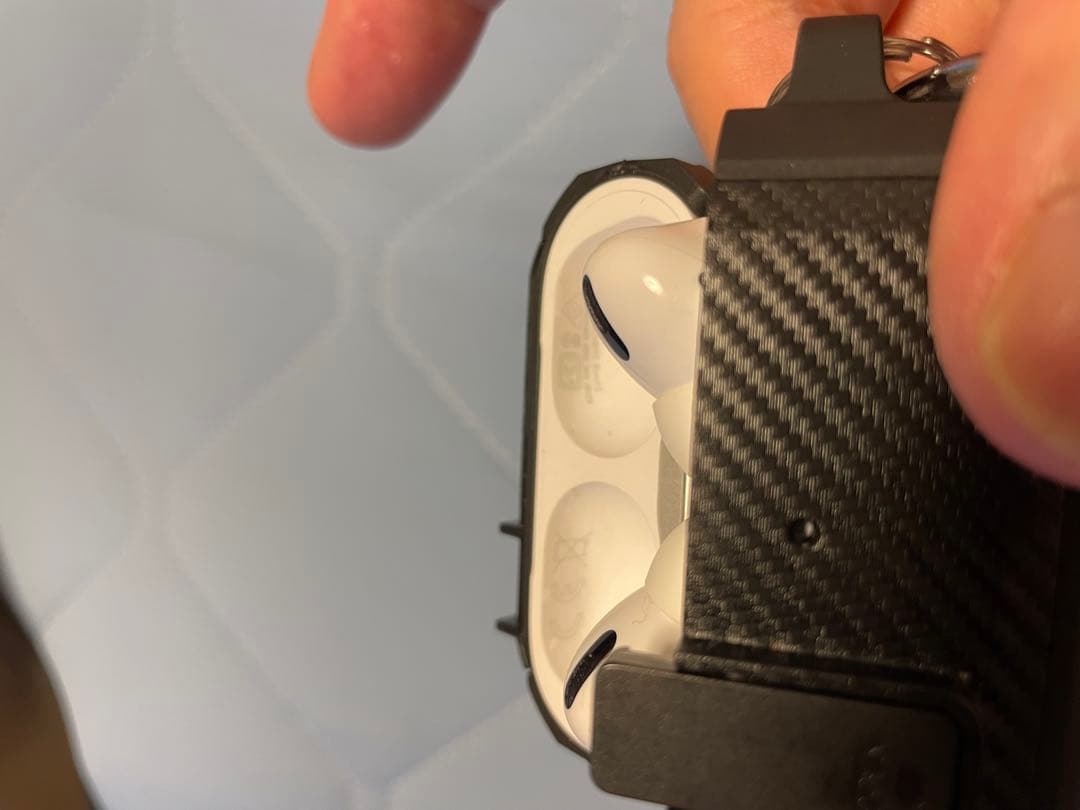 AirPods Pro 本体カバーケース充電ケーブル、イヤホンホルダー付き