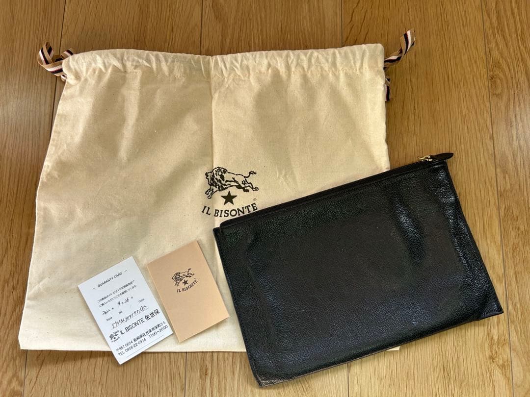 イルビゾンテ ポーチ フラットジップポーチ クラッチバッグ