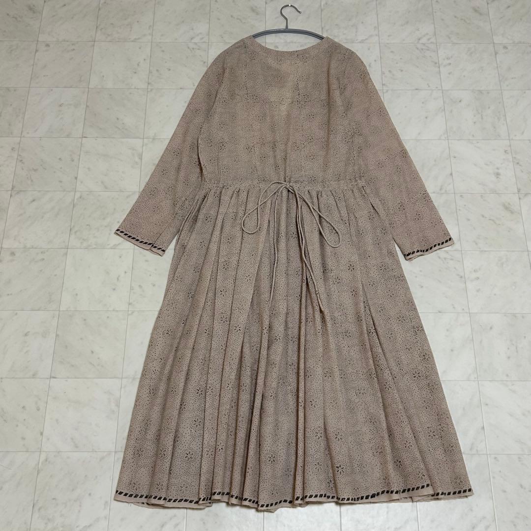 新品未使用✨BEARDSLEY ロングワンピース カシュクール フレア ウール