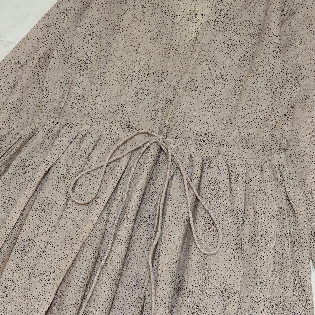 新品未使用✨BEARDSLEY ロングワンピース カシュクール フレア ウール