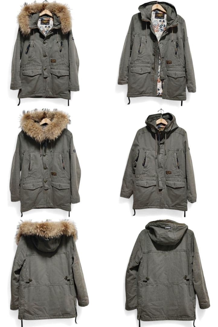 ネイバーフッド モッズコート ミリタリー ジャケット ラクーンファー 秋冬