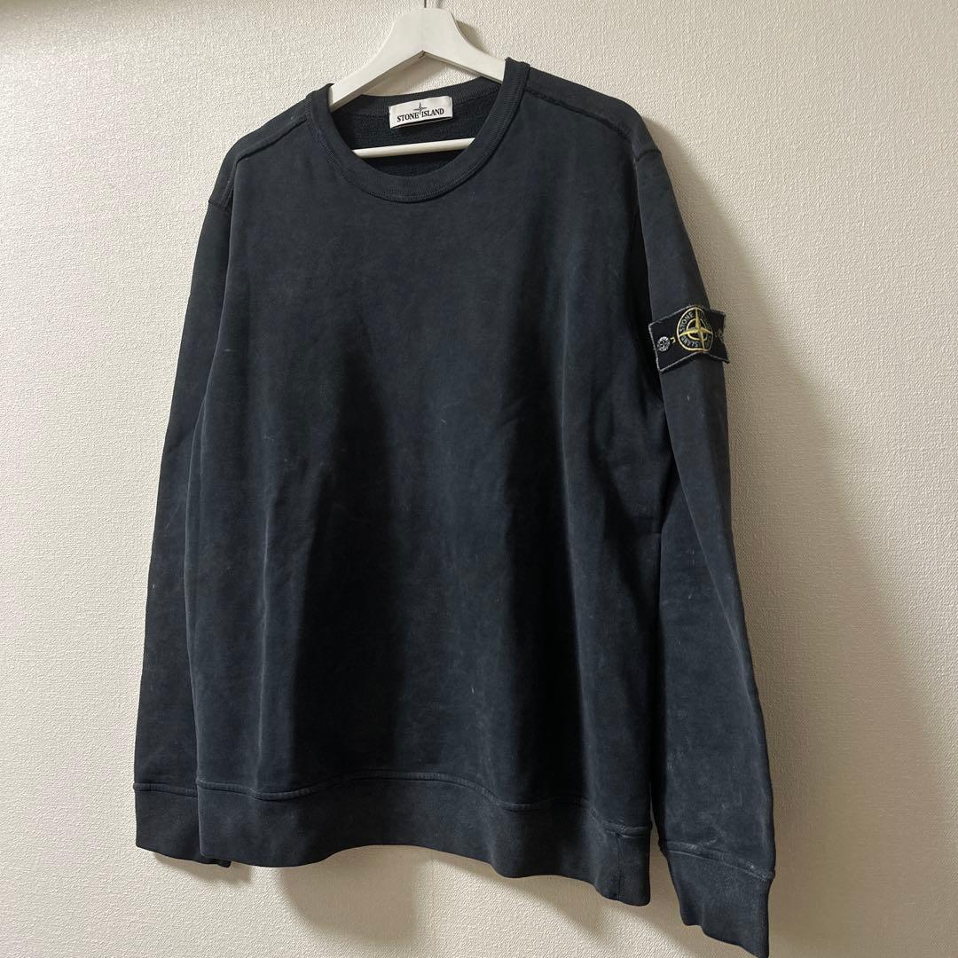 STONE  Frost Effectクルーネック スウェット