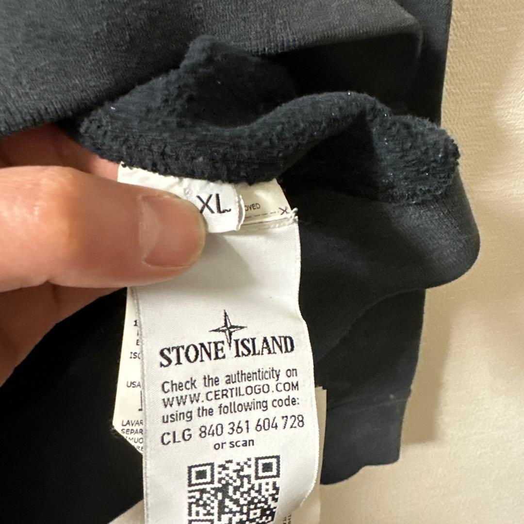 STONE  Frost Effectクルーネック スウェット