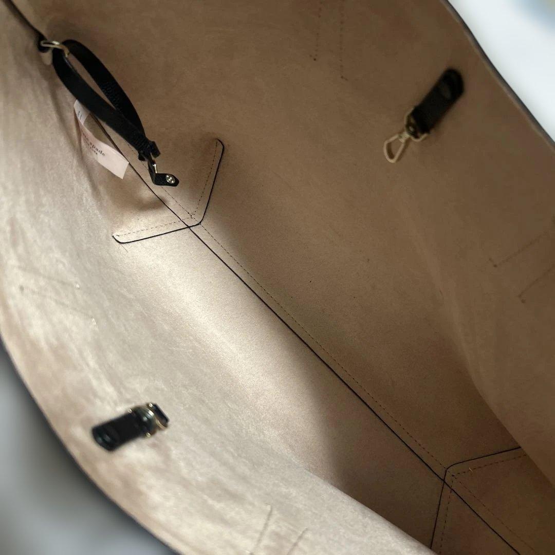 極美品　ブラックオールレザー　トートバッグ