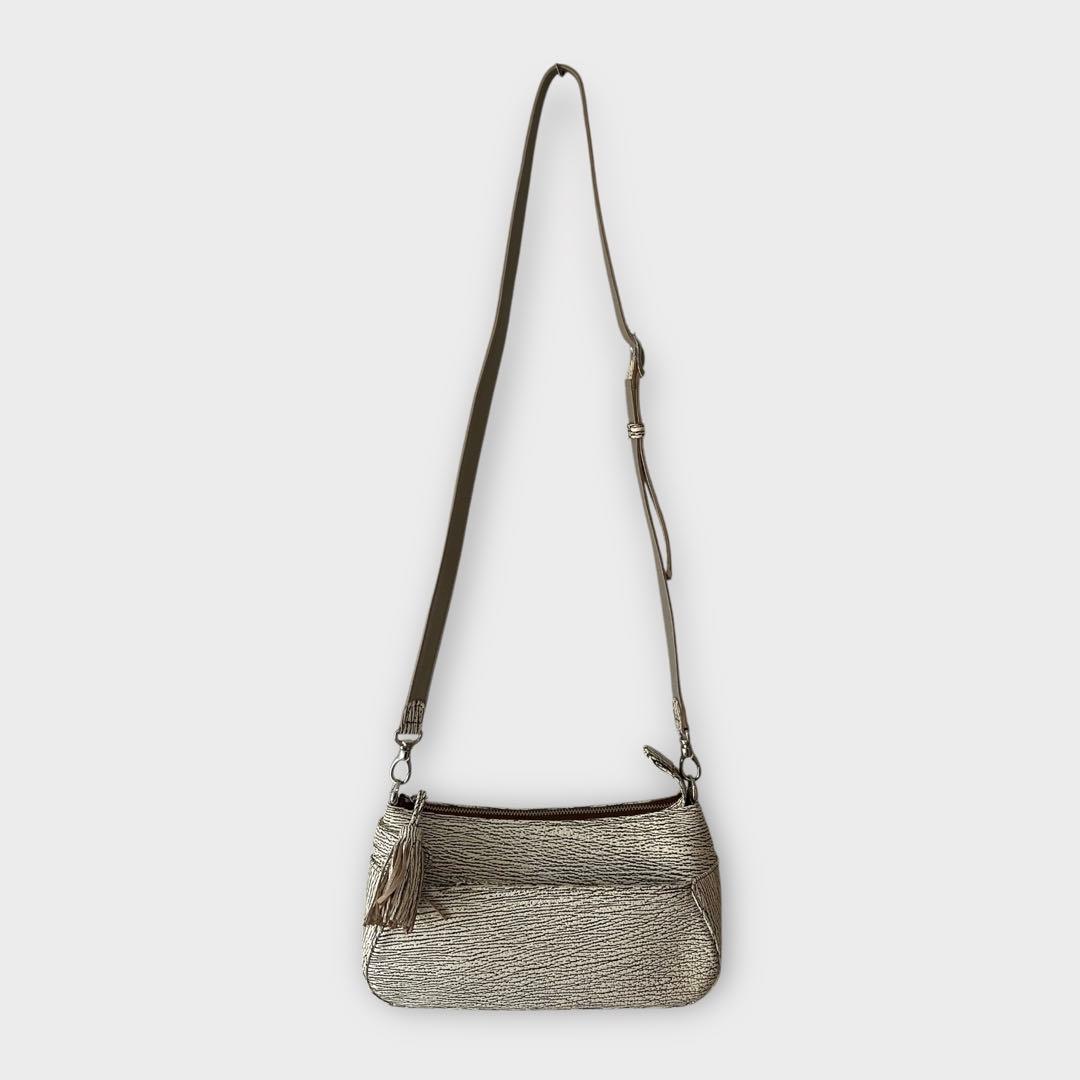 【美品】JRA ラクジュ　バッグ　ショルダー　ハンド　2way シャークレザー革