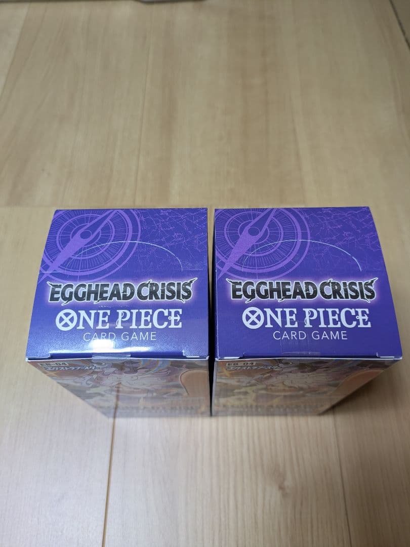 ２箱EGGHEAD CRISIS ONE PIECE カードゲーム
