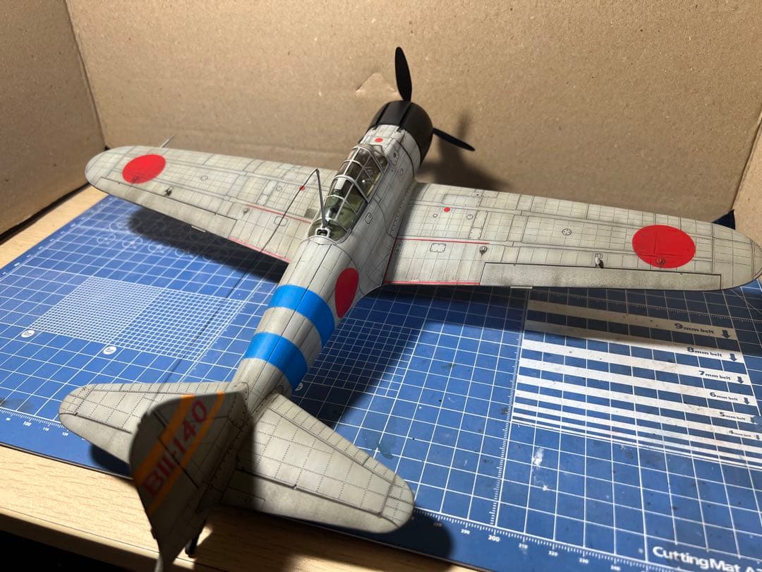 童友社 1/32 零戦21型 「真珠湾攻撃隊」 完成品
