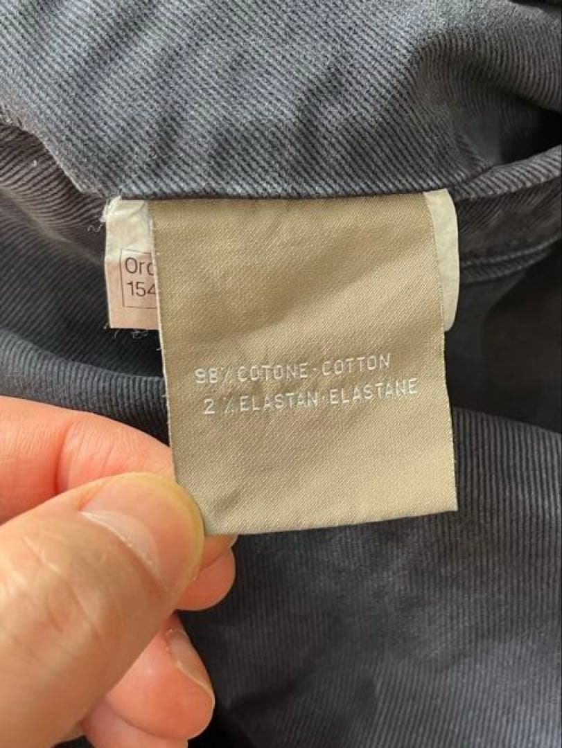 秋冬 INCOTEX SLACKS コットンパンツ 30 ネイビー