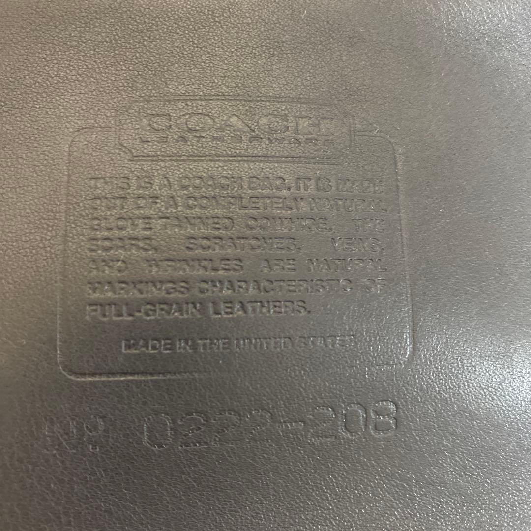 ハンドバッグ　ショルダーバッグ　オールドコーチ　黒　本革