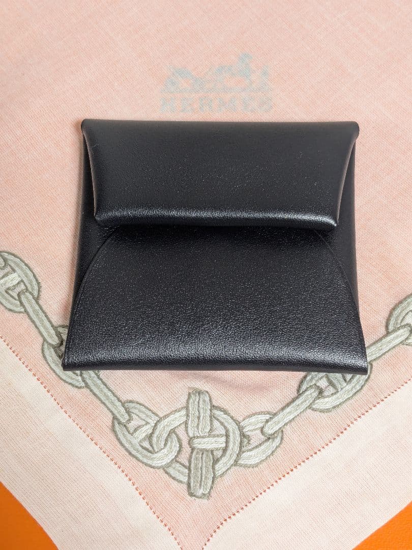 エルメス バスティア 本物✨️とても綺麗✨️キャバンとブルーのレアなバイカラー