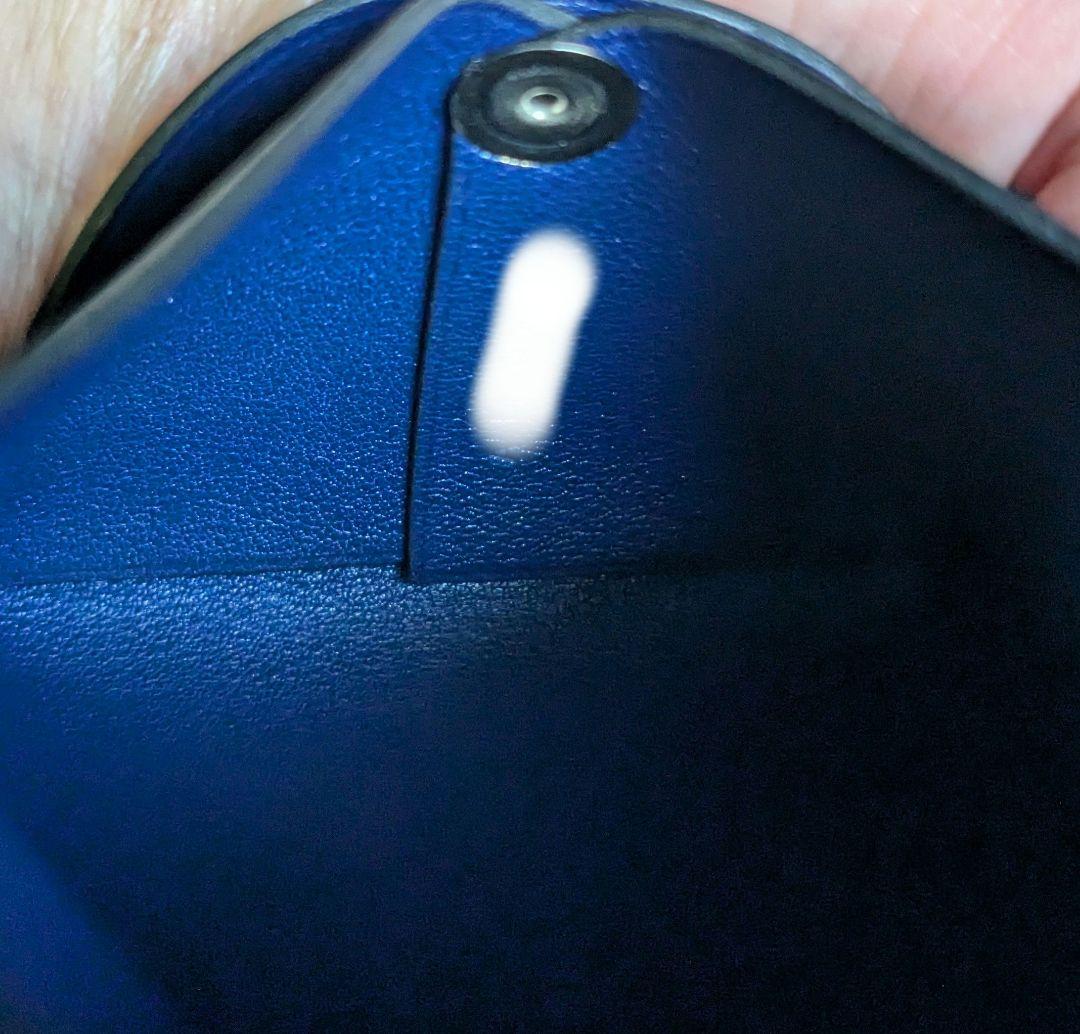 エルメス バスティア 本物✨️とても綺麗✨️キャバンとブルーのレアなバイカラー