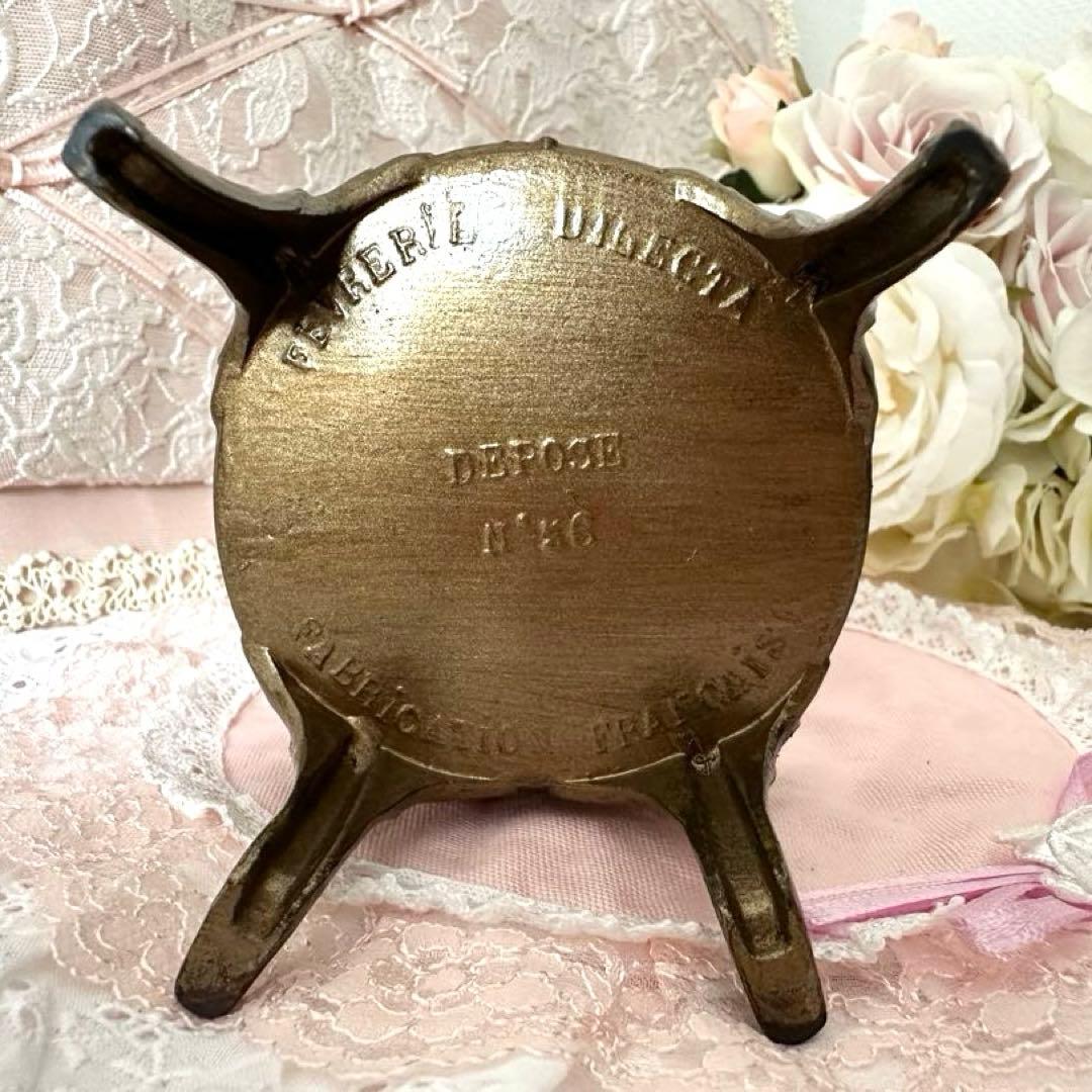 アンティーク ブロンズ製 薔薇モチーフジュエリーBOX