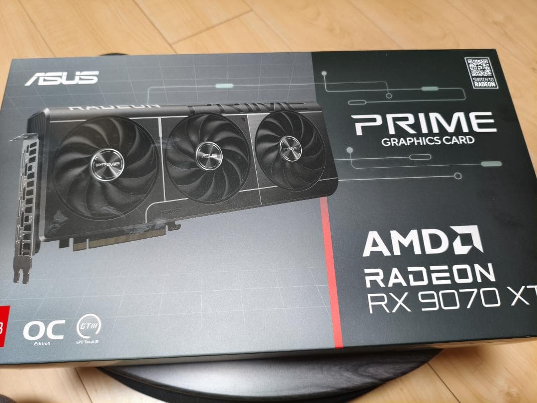 ASUS RX 9070 XT PRIME OC 16GB【値下げ】箱あり
