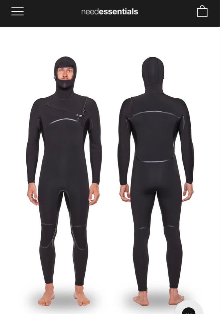 真冬対応Need essentials フード付きウェットスーツ