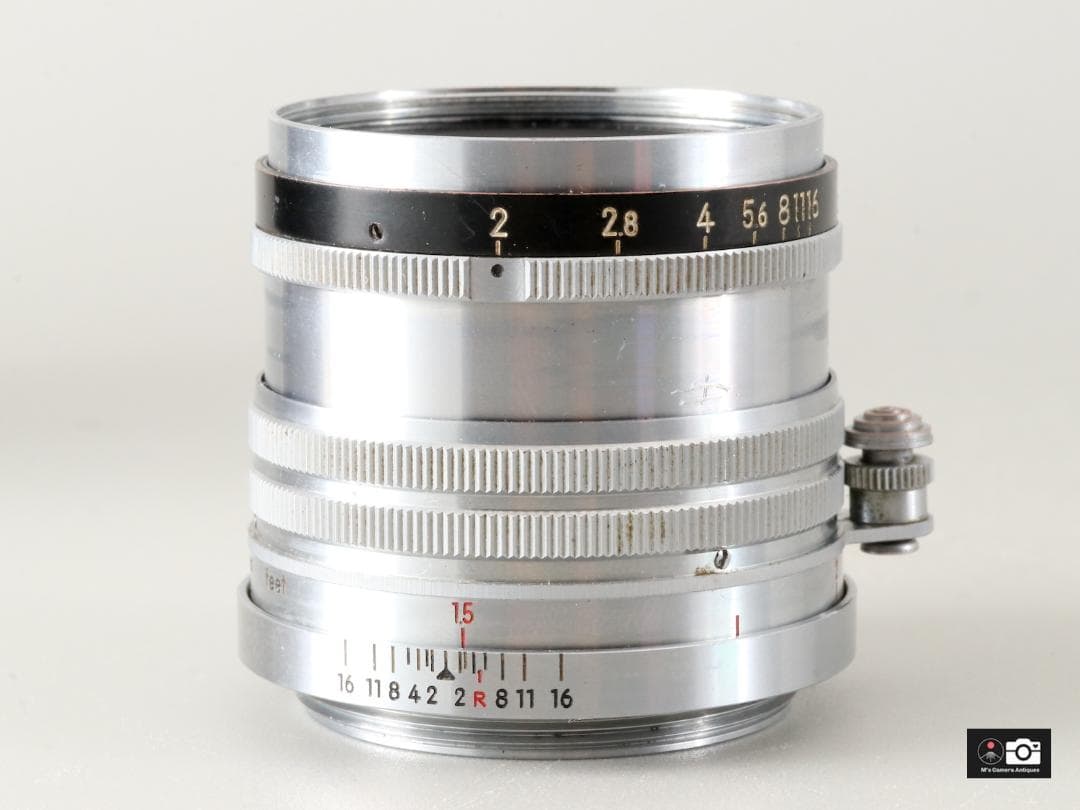 希少美品Nikkor H 5ｃm F/2 黒帯ライカＬ３９レンズ整備済２