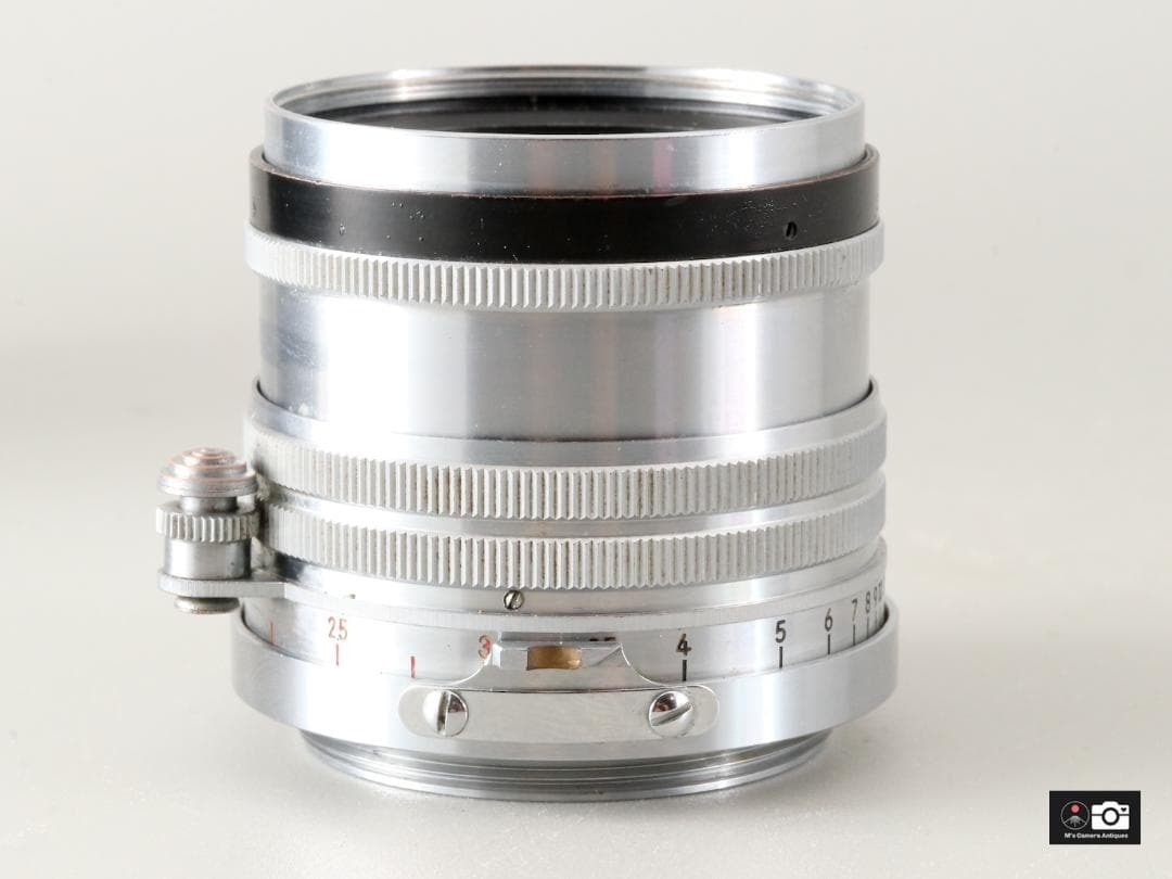 希少美品Nikkor H 5ｃm F/2 黒帯ライカＬ３９レンズ整備済２